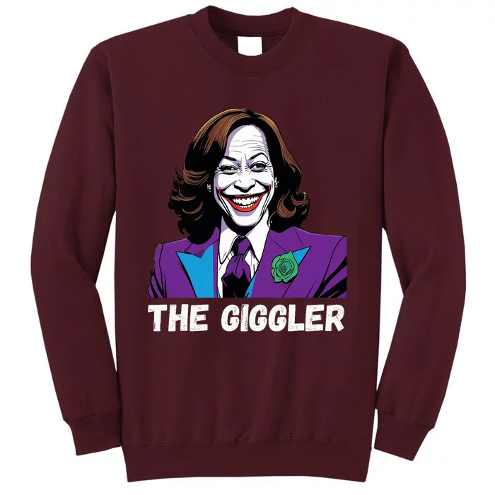 Kamala Harris As The Giggler Tall Sweatshirt