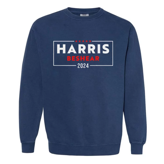 Kamala Harris Andy Beshear 2024 Harris Beshear 2024 Garment-Dyed Sweatshirt