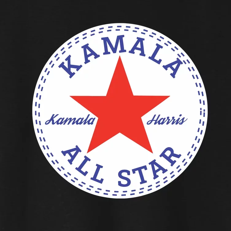 Kamala Harris All Star Women's Crop Top Tee