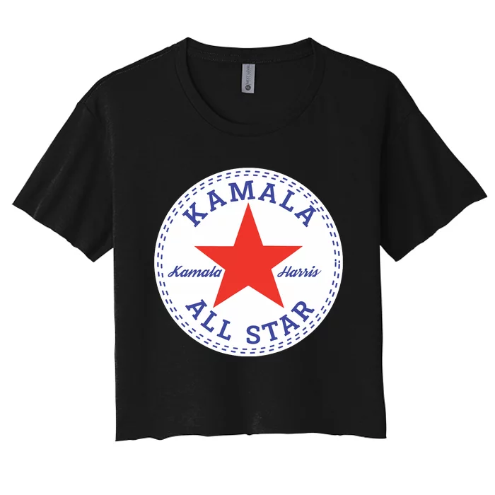 Kamala Harris All Star Women's Crop Top Tee