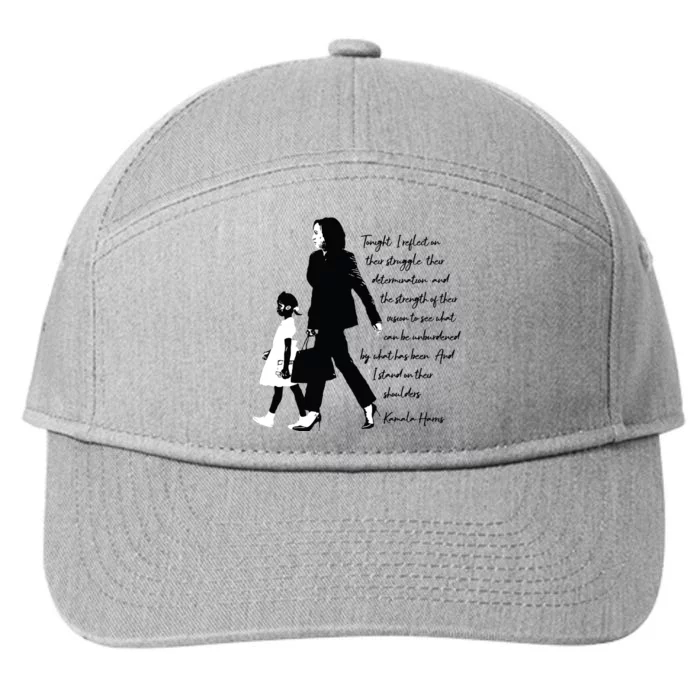 Kamala Harris And Ruby Bridges 7-Panel Snapback Hat