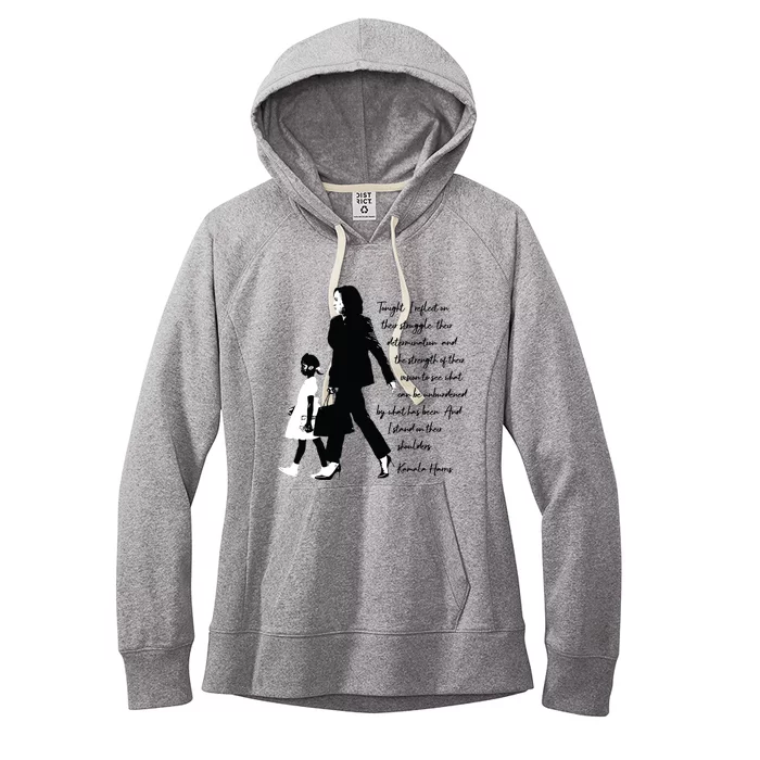 Kamala Harris And Ruby Bridges Women's Fleece Hoodie