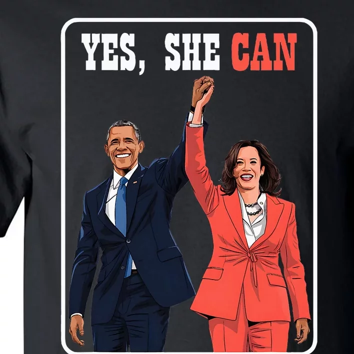 Kamala Harris And Barack Obama Forward 2024 Tall T-Shirt