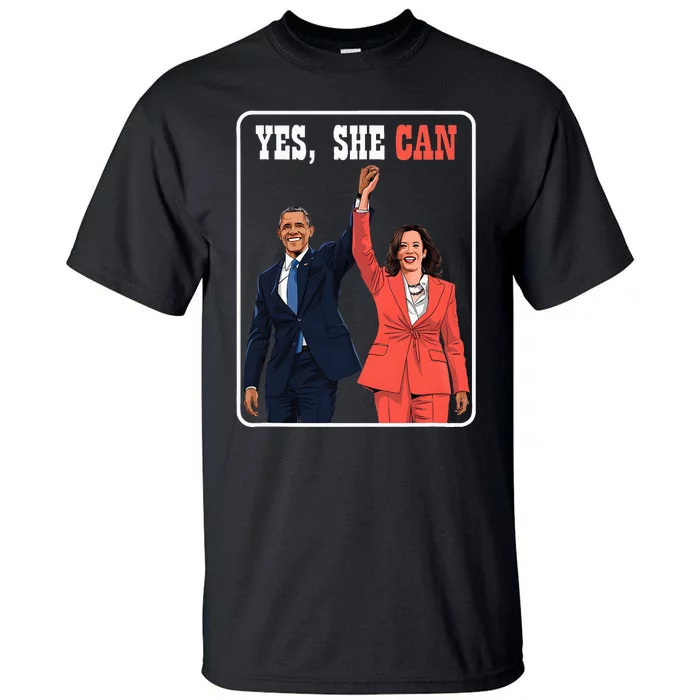 Kamala Harris And Barack Obama Forward 2024 Tall T-Shirt