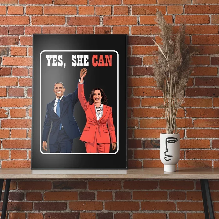 Kamala Harris And Barack Obama Forward 2024 Poster