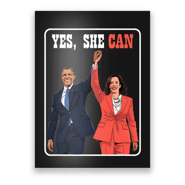 Kamala Harris And Barack Obama Forward 2024 Poster