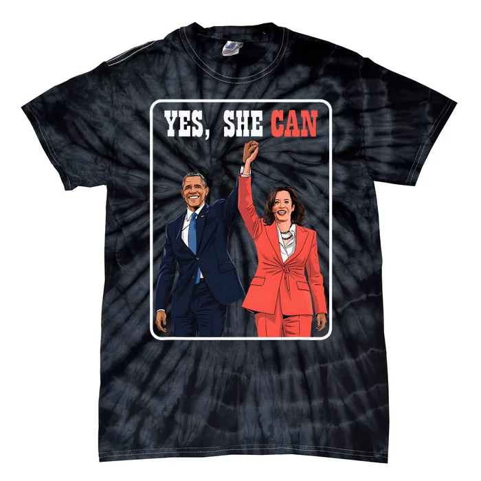 Kamala Harris And Barack Obama Forward 2024 Tie-Dye T-Shirt