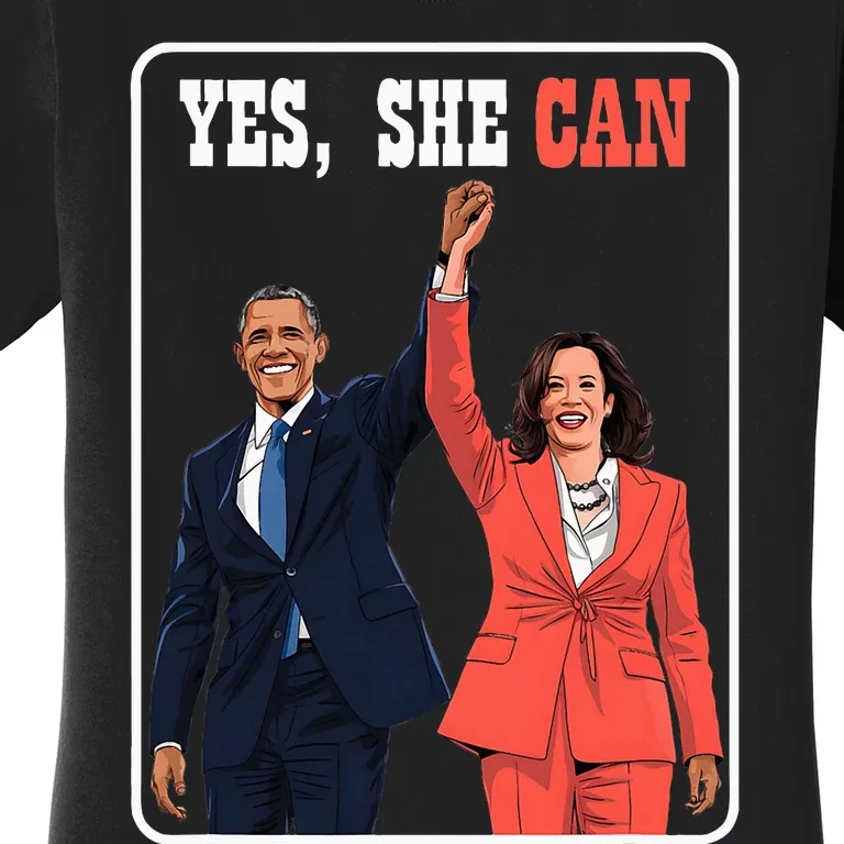 Kamala Harris And Barack Obama Forward 2024 Women's T-Shirt