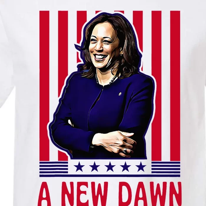 Kamala Harris A New Dawn 2024 President Garment-Dyed Heavyweight T-Shirt