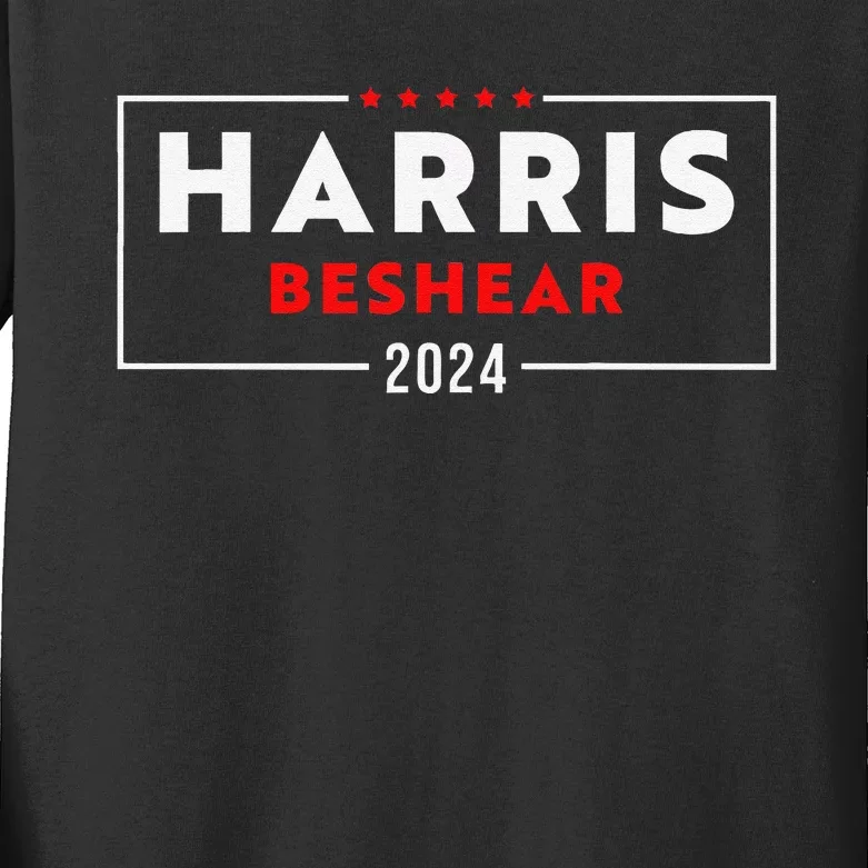 Kamala Harris Andy Beshear 2024 Harris Beshear 2024 Kids Long Sleeve Shirt