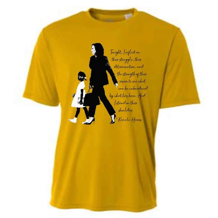 Kamala Harris And Ruby Bridges Cooling Performance Crew T-Shirt