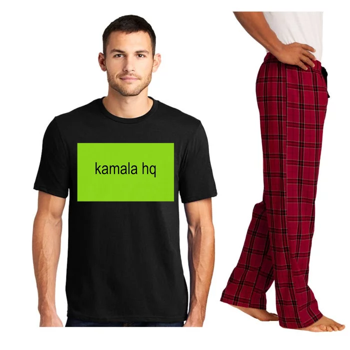 Kamala Hq Brat Meme Pajama Set