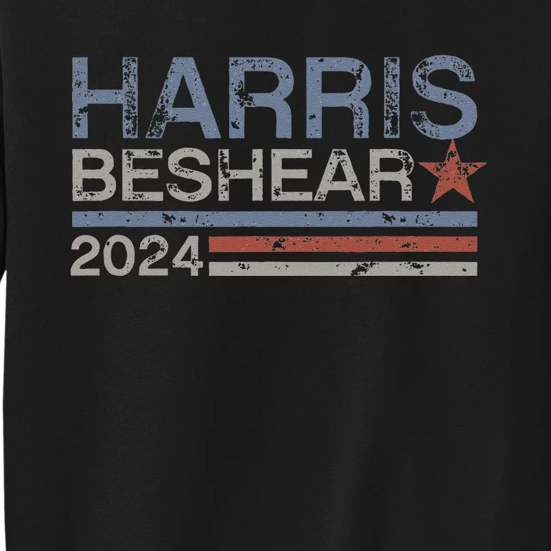 Kamala Harris Beshear 2024 Stripe Grunge Harris Beshear 2024 Sweatshirt