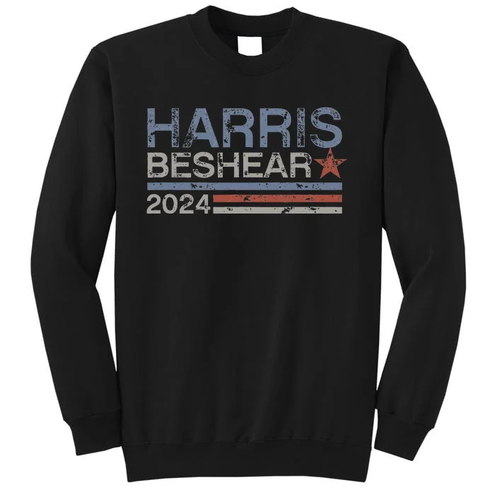 Kamala Harris Beshear 2024 Stripe Grunge Harris Beshear 2024 Sweatshirt