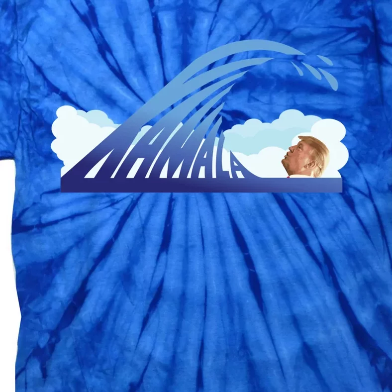 Kamala Harris Blue Wave Gift Tie-Dye T-Shirt