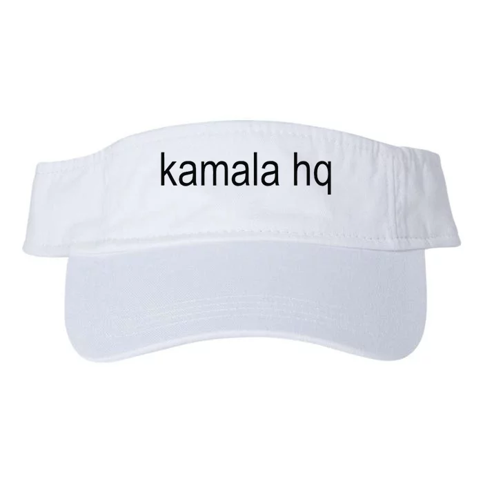 Kamala Hq Brat Green Meme Gen Z Valucap Bio-Washed Visor