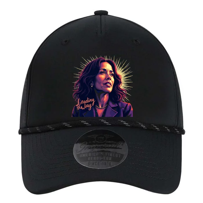 Kamala Harris Bold Vibrant Portrait Leading The Way Kamala Portrait Performance The Dyno Cap