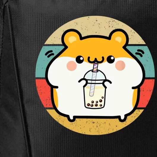 Kawaii Hamster Boba Tea Bubble Tea Girl Anime Fan Otaku City Backpack