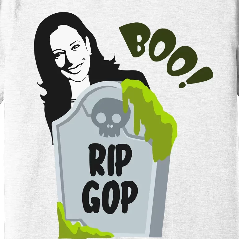 Kamala Harris Boo Rip Gop Halloween Premium T-Shirt