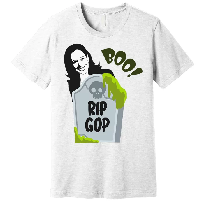 Kamala Harris Boo Rip Gop Halloween Premium T-Shirt