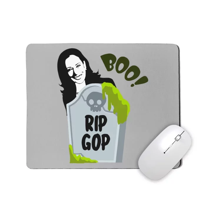 Kamala Harris Boo Rip Gop Halloween Mousepad