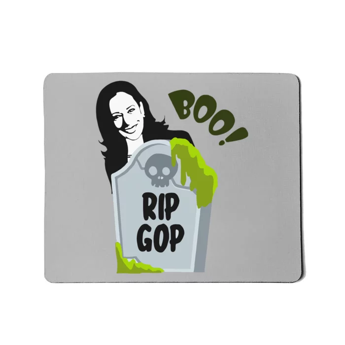 Kamala Harris Boo Rip Gop Halloween Mousepad