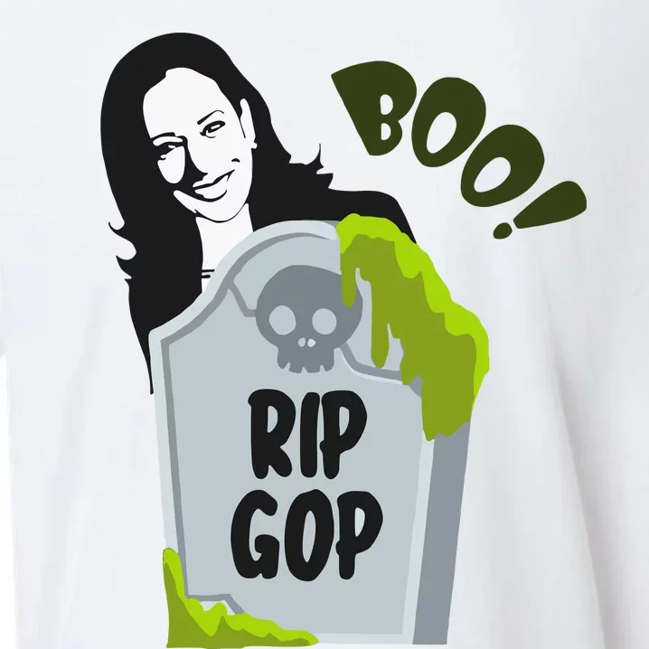 Kamala Harris Boo Rip Gop Halloween Sueded Cloud Jersey T-Shirt