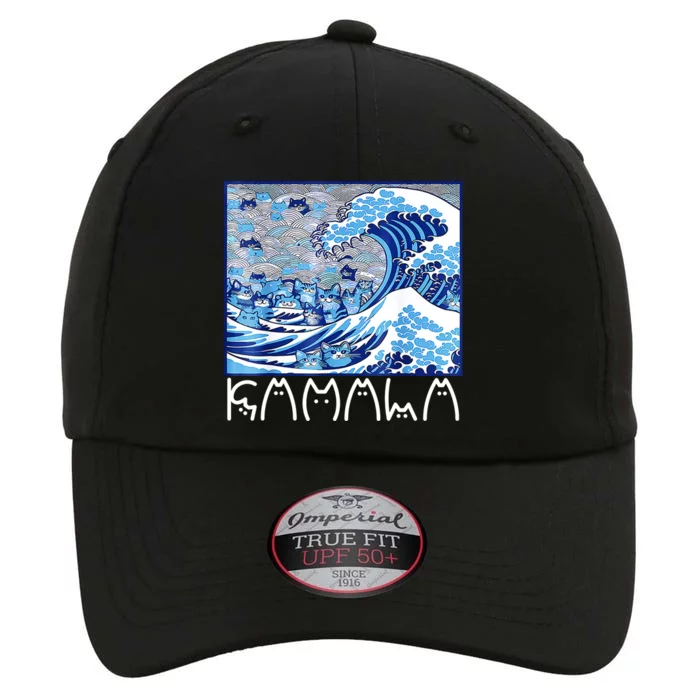 Kamala Harris Blue Cats Wave Funny Cat The Original Performance Cap