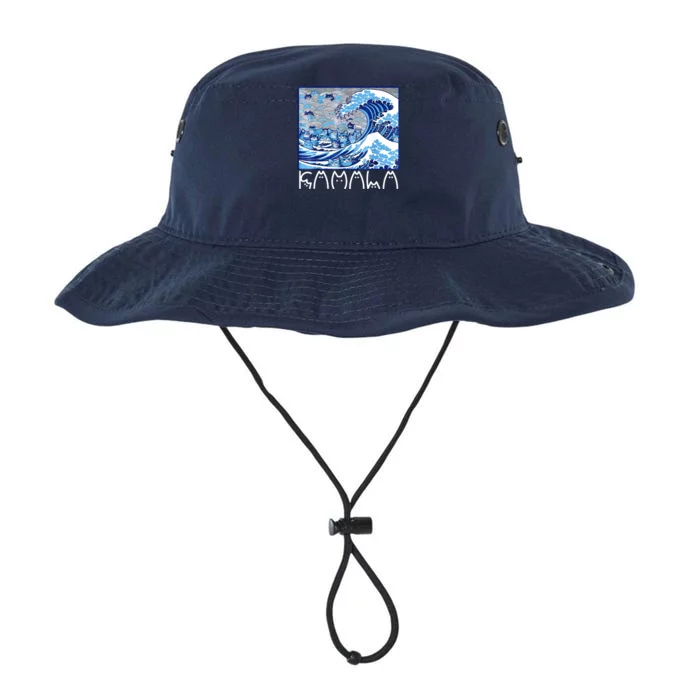 Kamala Harris Blue Cats Wave Funny Cat Legacy Cool Fit Booney Bucket Hat