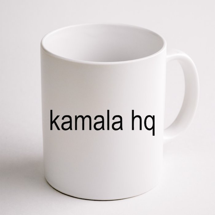 Kamala Hq Brat Green Meme Gen Z Front & Back Coffee Mug