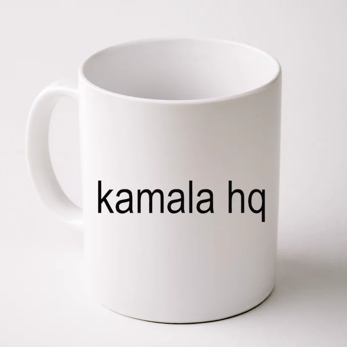 Kamala Hq Brat Green Meme Gen Z Front & Back Coffee Mug