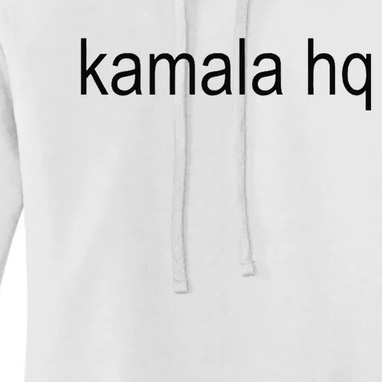 Kamala Hq Brat Green Meme Gen Z Women's Pullover Hoodie