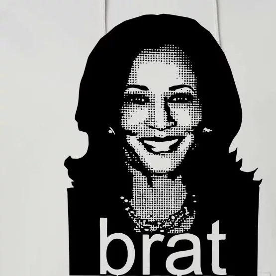 Kamala Harris Brat Screen Performance Fleece Hoodie