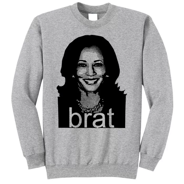 Kamala Harris Brat Screen Tall Sweatshirt