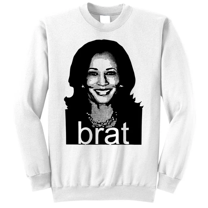 Kamala Harris Brat Screen Sweatshirt