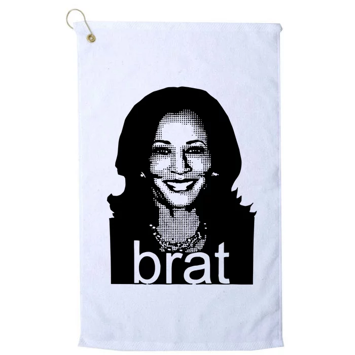 Kamala Harris Brat Screen Platinum Collection Golf Towel