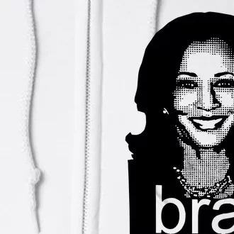 Kamala Harris Brat Screen Full Zip Hoodie