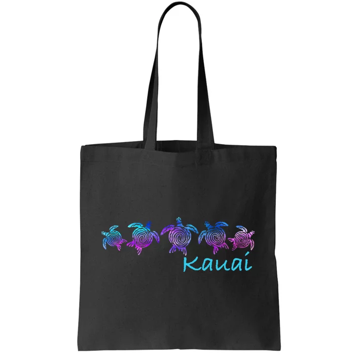 Kauai Hawaii Beach Design Tribal Turtle Gift Tote Bag