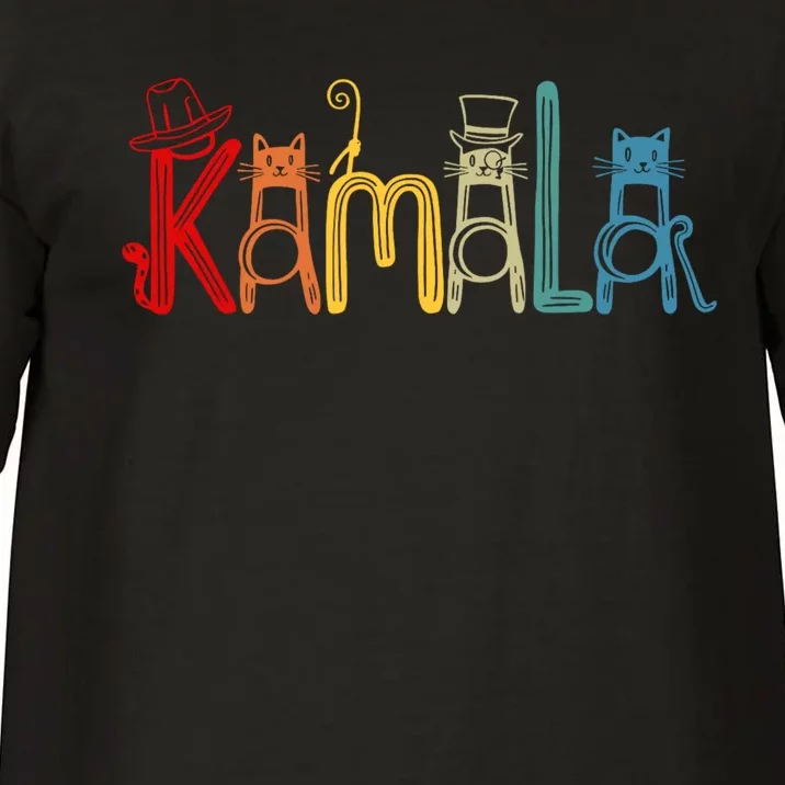 Kamala Harris Cat Lettering Positive Funny Comfort Colors T-Shirt