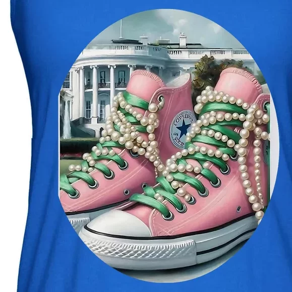 Kamala Harris Chucks Ladies Essential Flowy Tank