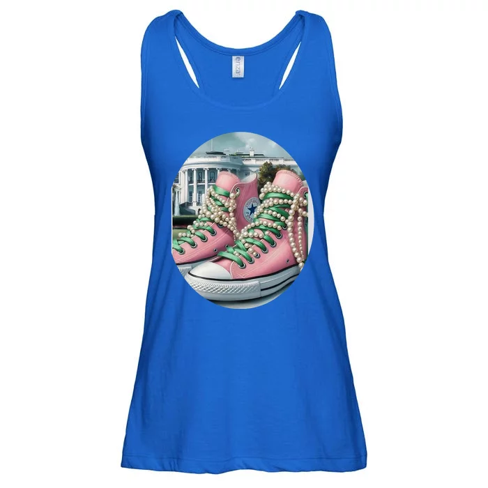 Kamala Harris Chucks Ladies Essential Flowy Tank