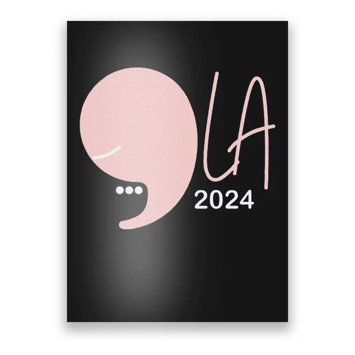 Kamala Harris Comma La Pearls Poster