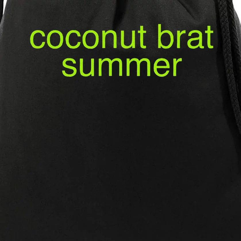 Kamala Harris Coconut Brat Summer Pop Culture Ie 2024 Drawstring Bag