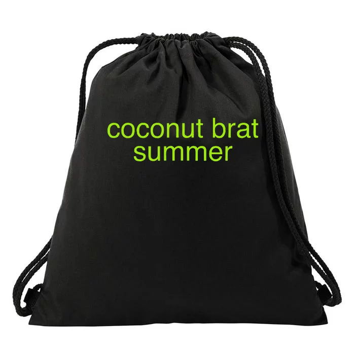 Kamala Harris Coconut Brat Summer Pop Culture Ie 2024 Drawstring Bag