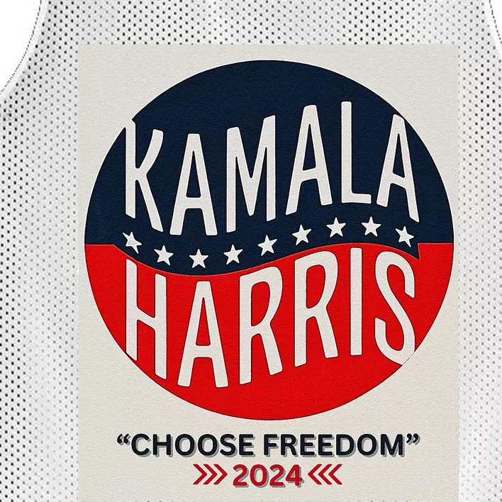 Kamala Harris “Choose Freedom” 2024 Mesh Reversible Basketball Jersey Tank