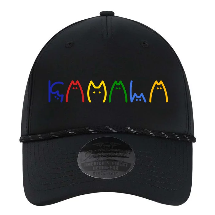 Kamala Harris Cat Lettering Funny Performance The Dyno Cap