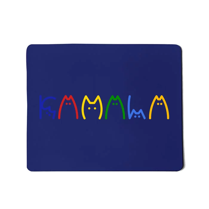 Kamala Harris Cat Lettering Funny Mousepad