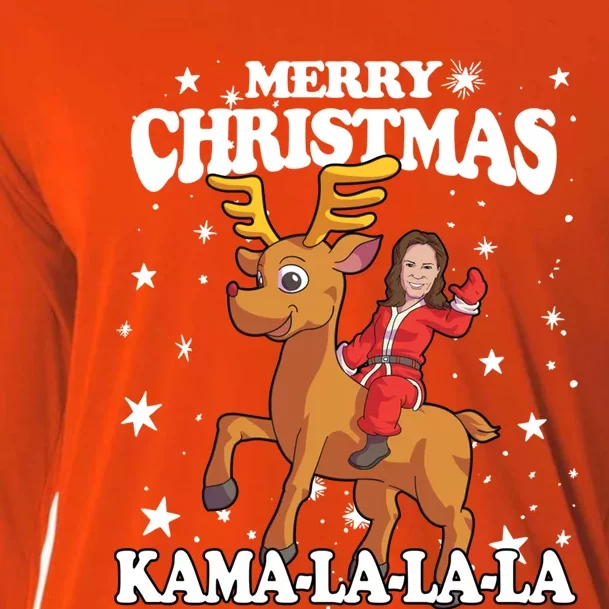 Kamala Harris Christmas Funny Gift Democratic Gift Cute Gift Cooling Performance Long Sleeve Crew