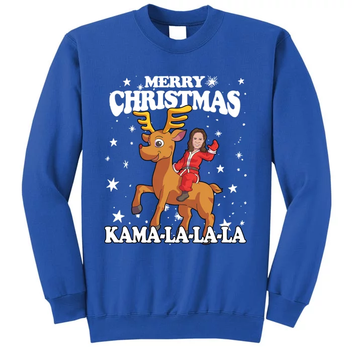 Kamala Harris Christmas Funny Gift Democratic Gift Cute Gift Tall Sweatshirt