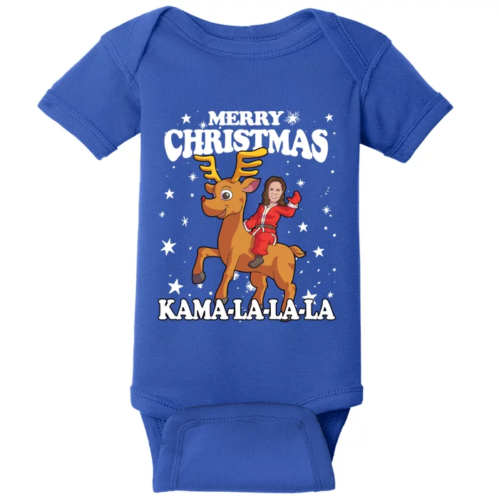 Kamala Harris Christmas Funny Gift Democratic Gift Cute Gift Baby Bodysuit